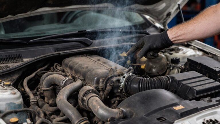 hissing idle rough engine