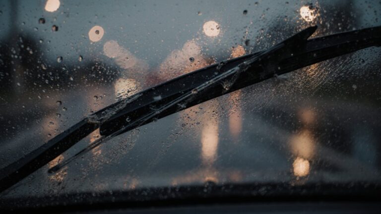 worn dirty misaligned wiper blades